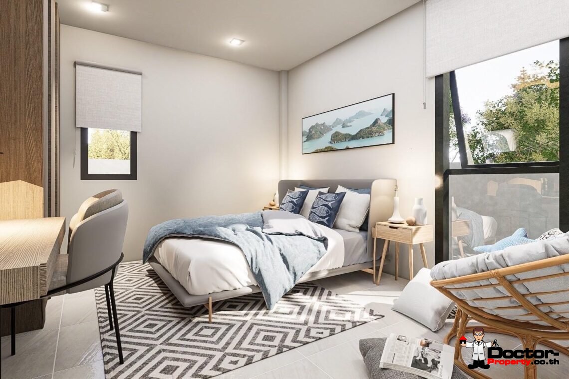 New Modern 3 Bedroom Private Pool Villa Near Beach in Ban Tai, Koh Samui – For Sale